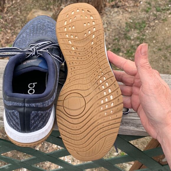 Adidas Womans Bounce Sneakers Sz 8 Navy - Picture 4 of 9